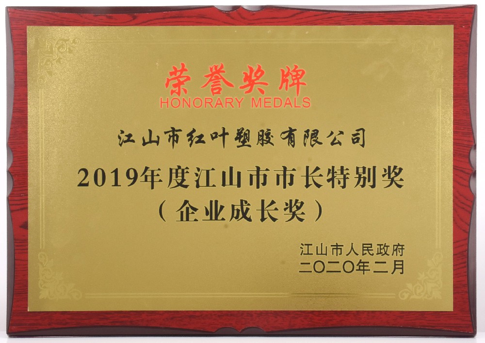 2019年度江山市市長特別獎